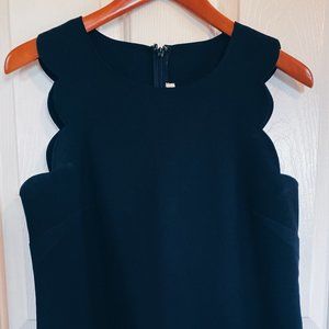 J. Crew Scalloped Dress